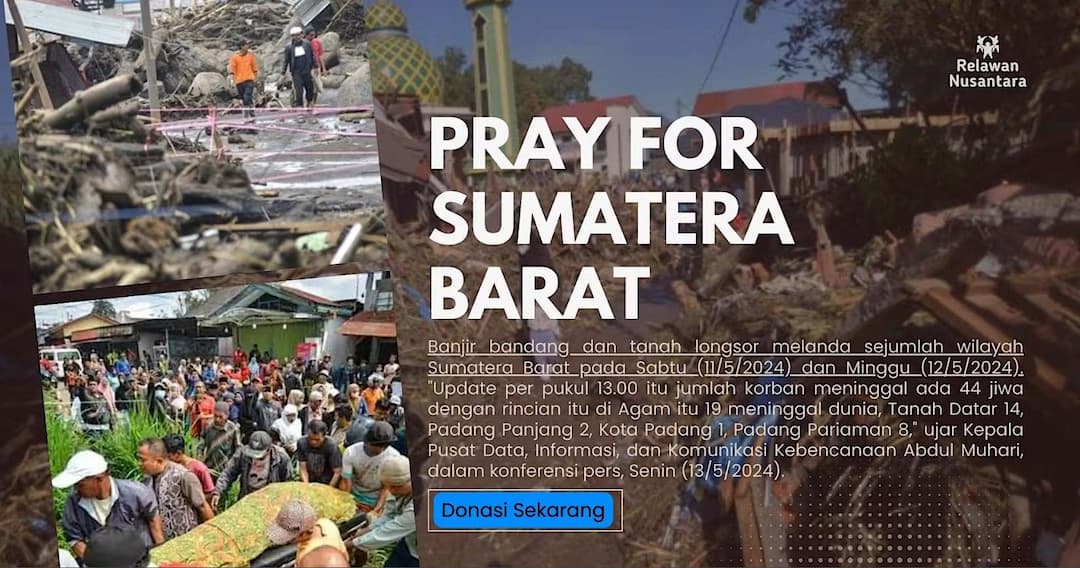 Bantu Korban Banjir Bandang Sumatra Barat