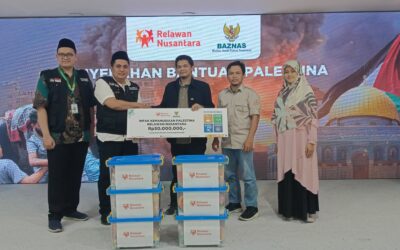 Peduli Palestina, Relawan Nusantara Salurkan Bantuan Kemanusiaan melalui BAZNAS RI