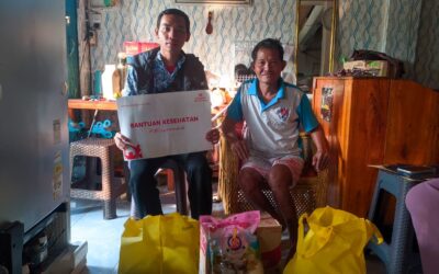 Relawan Nusantara berikan bantuan kesehatan untuk Bapak Karvin