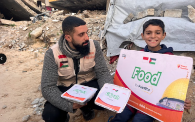 Relawan Nusantara Salurkan Iftar Ramadhan untuk Pengungsi di Gaza