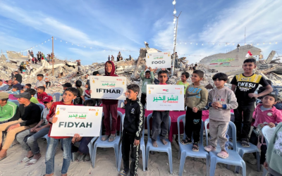 IFTAR BERSAMA WARGA GAZA: RELAWAN NUSANTARA LUASKAN MANFAAT HINGGA PALESTINA