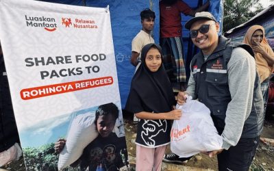 Luaskan Manfaat: Relawan Nusantara Salurkan Bantuan Pangan untuk Pengungsi Rohingya di Aceh Timur