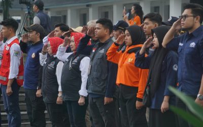 Relawan Nusantara Hadir dalam Apel Hari Kesiapsiagaan Bencana Kota Bandung 2025