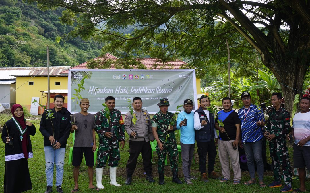 Peringati Hari Lingkungan Hidup Sedunia, Relawan Nusantara Tanam 1.000 Pohon dan Bersihkan Pantai di Bonebolango
