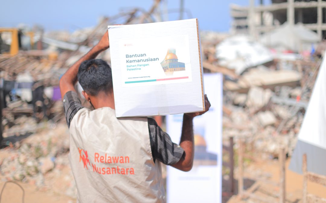 600 Paket Pangan Tahap Kedua Tersalurkan untuk Warga Gaza Utara