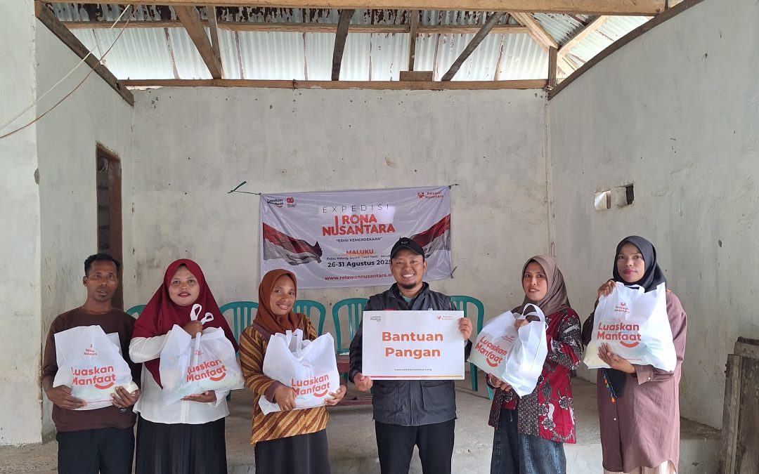 Relawan Nusantara Jangkau Daerah Terpencil di Maluku, Bantu Kebutuhan Pokok Warga