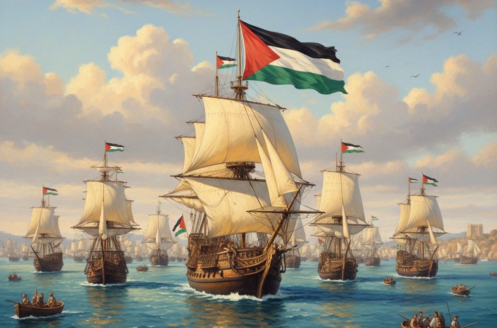 Lebih dari 10 Drone Serang Kapal Global Sumud Flotilla