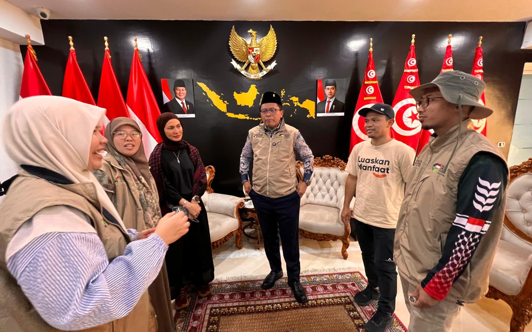 Relawan Nusantara Siap Berlayar Menembus Blokade Gaza, Disambut Hangat Dubes RI di Tunisia