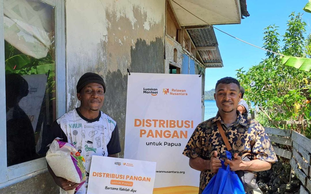 Sentuhan Kemanusiaan di Ujung Timur Negeri: Relawan Nusantara Hadirkan Harapan Lewat Paket Pangan di Kampung Andamata, Papua Barat