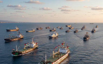 September Rekap Perjuangan Global Sumud Flotilla: Layar Solidaritas Melawan Blokade Gaza