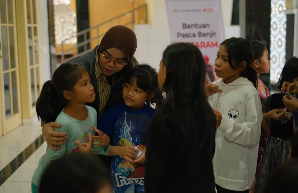 Relawan Nusantara Hadir, Membawa Senyum untuk Anak-anak Terdampak Banjir di Mataram