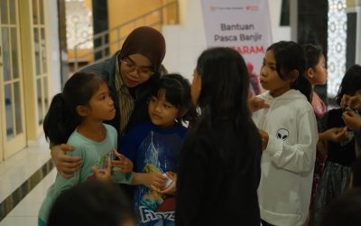 Relawan Nusantara Hadir, Membawa Senyum untuk Anak-anak Terdampak Banjir di Mataram