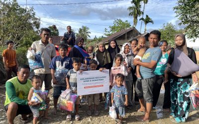 Nabilah Ayu Bersama Relawan Nusantara Salurkan Bantuan untuk Penyintas Banjir Aceh Tamiang
