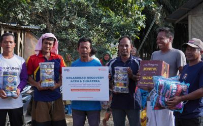 Kolaborasi Nadzira Shafa, Virni Desiana, dan Relawan Nusantara Salurkan Bantuan Pascabanjir di Aceh Tamiang