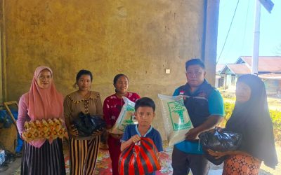 Relawan Nusantara Salurkan Paket Sembako untuk Warga Terdampak Banjir Bandang di Palembayan, Sumatera Barat