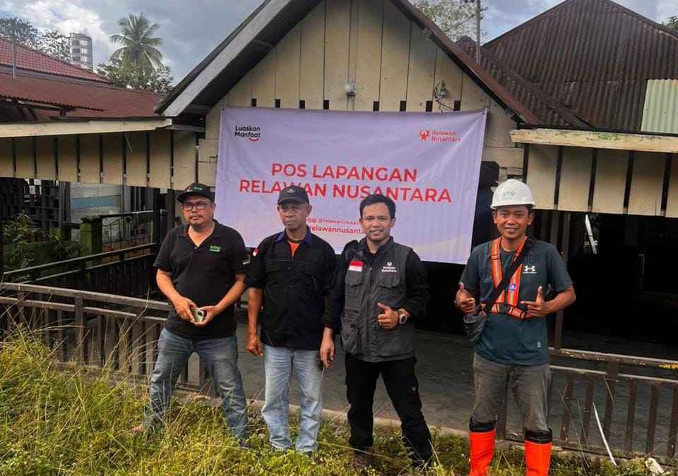 Pos Lapangan Relawan Nusantara di Beberapa Titik untuk Dampingi Penyintas Banjir Sumatera