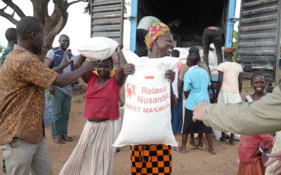 Relawan Nusantara Salurkan Paket Makanan untuk penyintas Sudan di Uganda