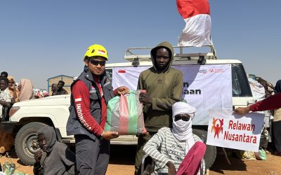 Relawan Nusantara Distribusikan Bahan Pangan dan Winter Aid untuk Pengungsi Sudan di Perbatasan Chad-Sudan