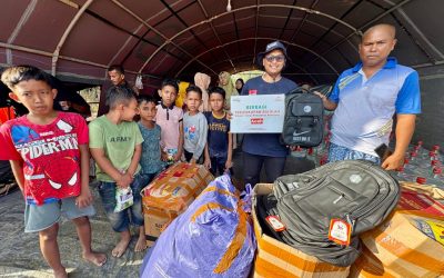 Relawan Nusantara Salurkan 250 Paket Perlengkapan Sekolah untuk Anak Penyintas Bencana di Aceh Utara