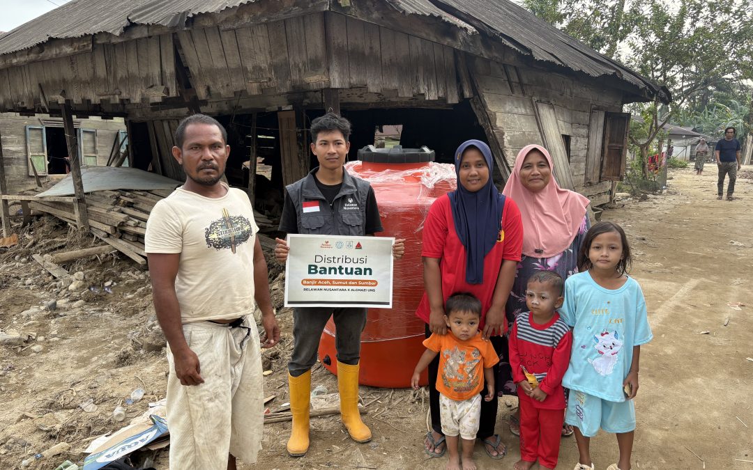 Relawan Nusantara dan Alghazi UNS Salurkan Bantuan Bencana di Batangtoru, Sumatera Utara