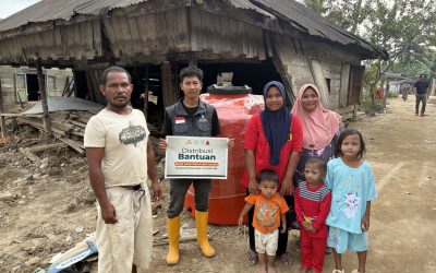 Relawan Nusantara dan Alghazi UNS Salurkan Bantuan Bencana di Batangtoru, Sumatera Utara