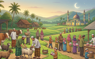 Perbedaan Sedekah Daging Qurban dan Qurban: Tinjauan Syariat, Dalil, dan Implementasi di Era Modern