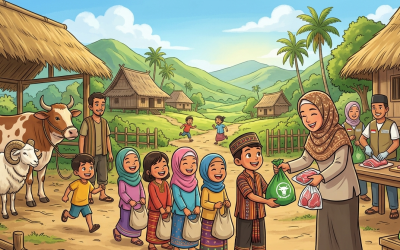 Sedekah Daging untuk Yatim dan Dhuafa di NTT: Ketika Kepedulian Menjadi Penyelamat Masa Depan