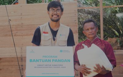 Baznas Jawa Barat dan Relawan Nusantara Salurkan Bantuan Pangan Zakat di Aceh Tamiang