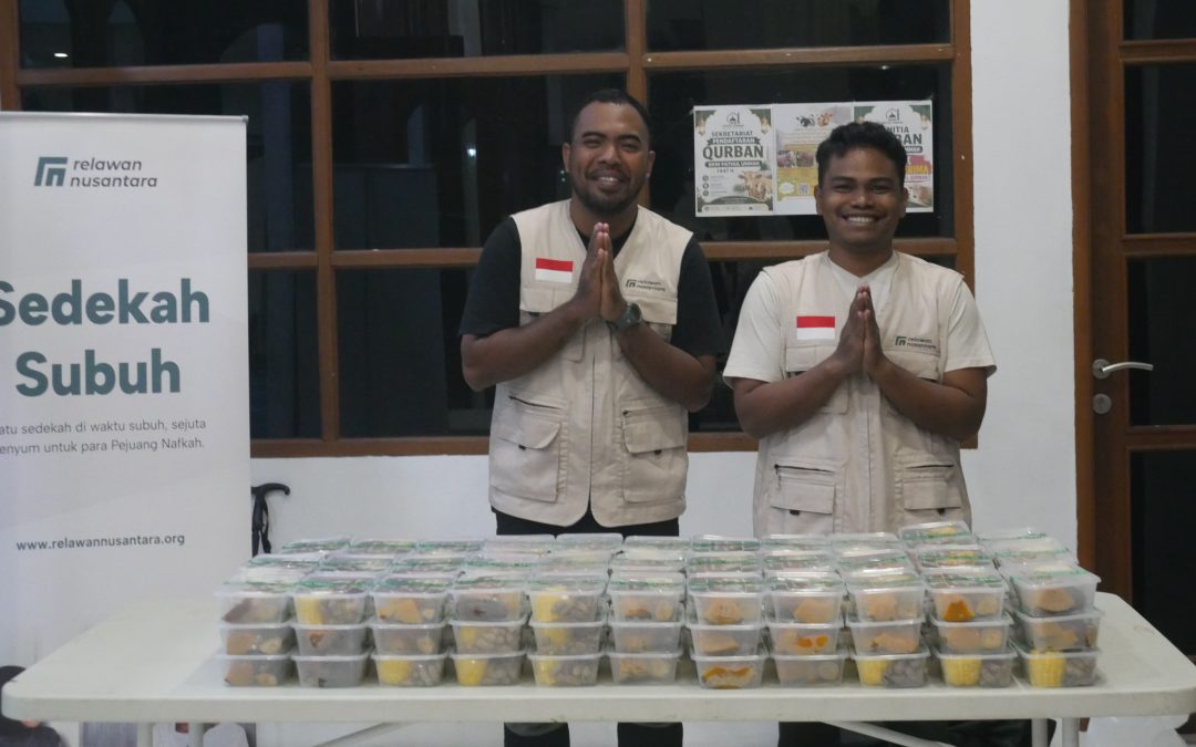 Sedekah Subuh Relawan Nusantara: Hadirkan Kehangatan dan Kebahagiaan di Masjid Fathul Ummah