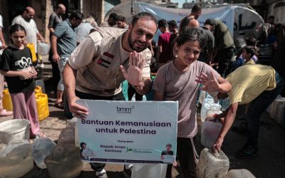 Relawan Nusantara dan Baitulmaal Muamalat Salurkan 20.000 Liter Air Bersih untuk Gaza Utara