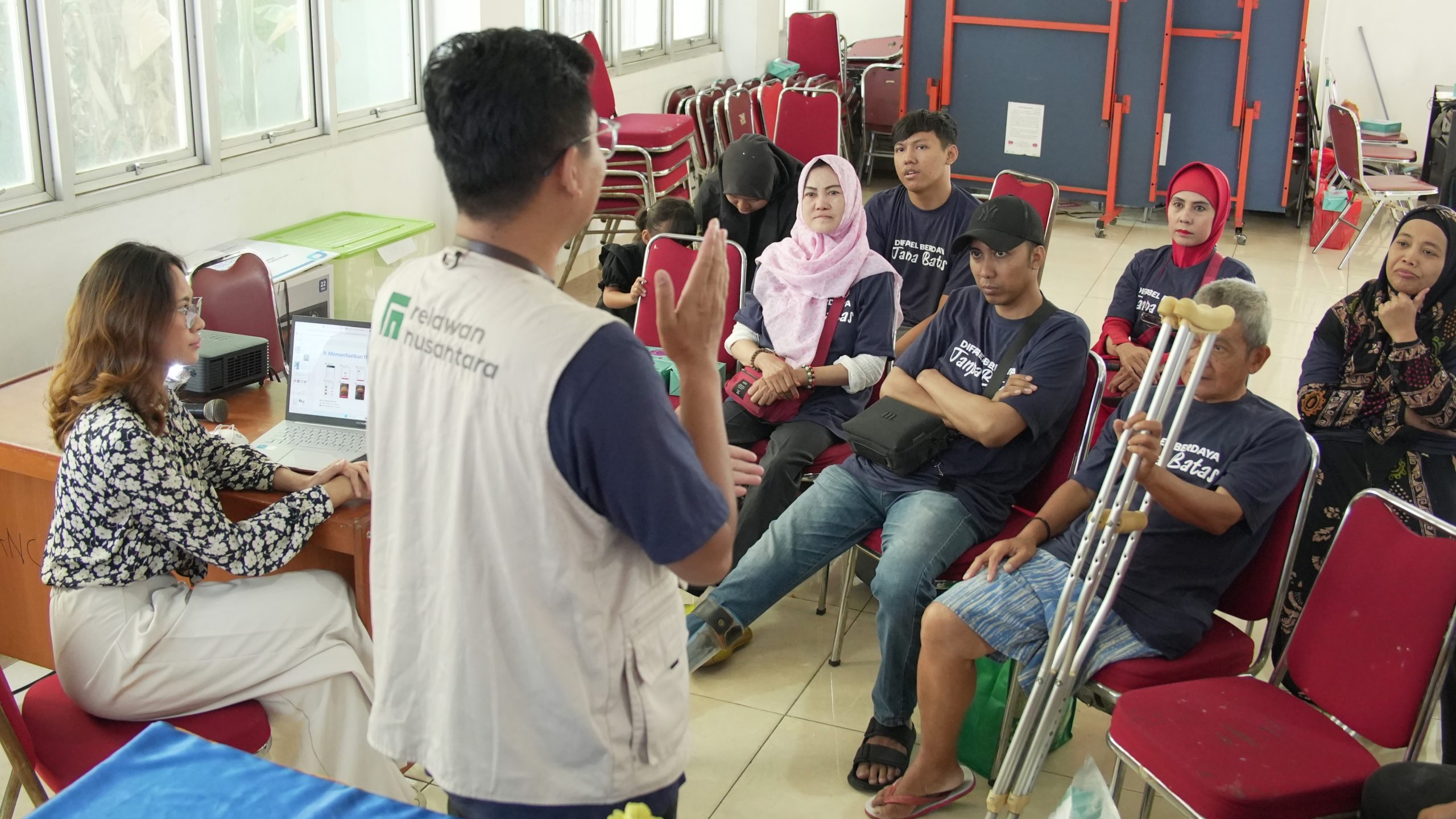 Pelatihan untuk Meningkatkan kemampuan para UMKM disabilitas
