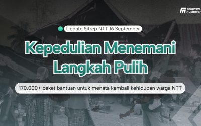 Pascagempa Flores, Relawan Nusantara Jangkau 20.636 Keluarga di 5 Kabupaten NTT